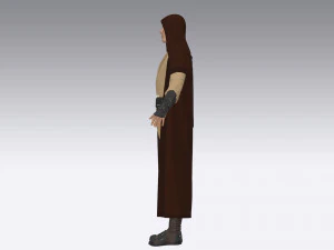 fantasia fant&aacute;stica de jedi fic&ccedil;&atilde;o cient&iacute;fica Modelo 3D