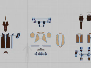fantasia fant&aacute;stica de jedi fic&ccedil;&atilde;o cient&iacute;fica Modelo 3D