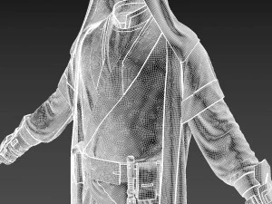 fantasia fant&aacute;stica de jedi fic&ccedil;&atilde;o cient&iacute;fica Modelo 3D