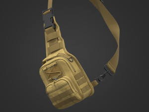 Tactical Bag 2 3D Model
