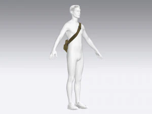 Тактическая сумка 2 3D Модель