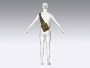 Tactical Bag 2 3D Model