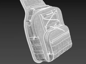 Тактическая сумка 2 3D Модель