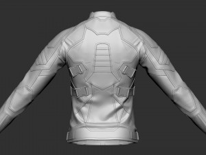 Cyberpunk leather jacket 3D मॉडल