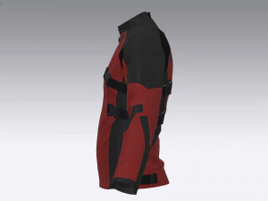 Jaqueta de couro ciberpunk Modelo 3D