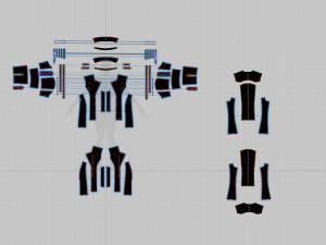 Male leather coat Modelo 3D