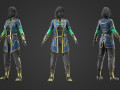 Sci-fi Female Outfit #3 3D Model by abuvalove