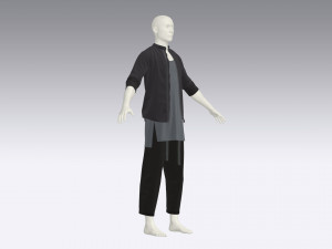 Male urban set Modelo 3D