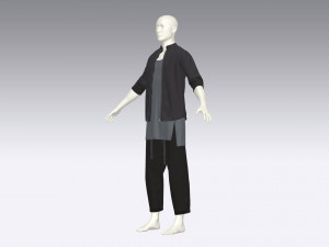 Male urban set Modelo 3D