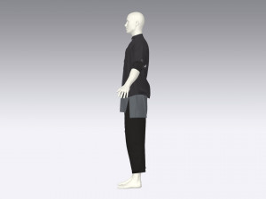Male urban set Modelo 3D