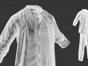 Male urban set 3D Model