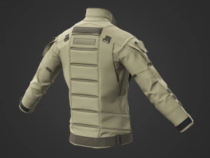 Tactical jacket 3 3D Model
