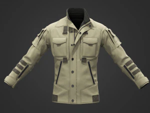 Tactical jacket 3 3D Model