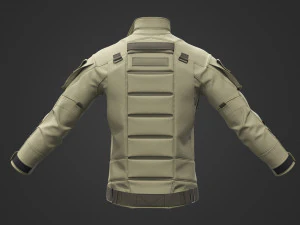 Tactical jacket 3 3D Model