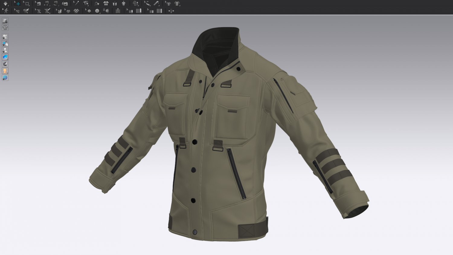Designer clearance military jacket
