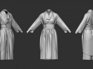Renaissance dresses Modello 3D