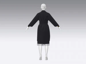 Renaissance dresses 3D Model