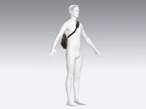 Messenger bag 3D Model