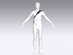 Messenger bag 3D Model