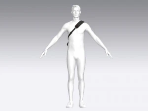 Messenger bag 3D Model