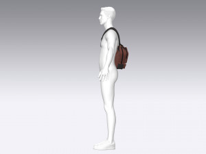 Messenger bag 3D Model