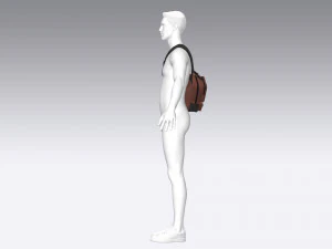 Messenger bag 3D Model