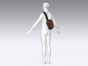 Messenger bag 3D Model