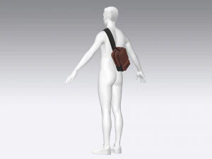 Messenger bag 3D Model