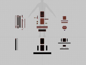 Messenger bag 3D Model