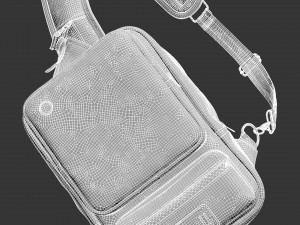 Messenger bag 3D Model