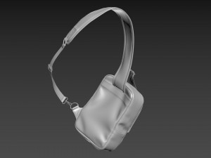 Messenger bag 3D Model
