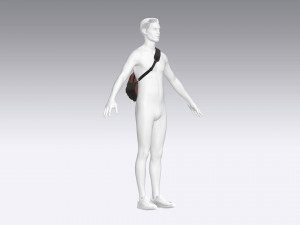 Messenger bag 3D Model
