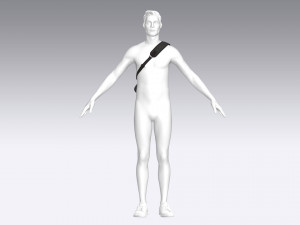 Messenger bag 3D Model