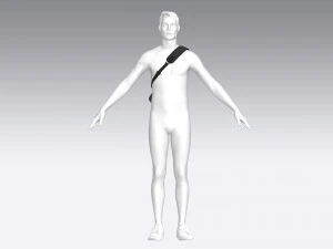 Messenger bag 3D Model