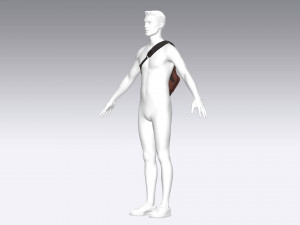Messenger bag 3D Model