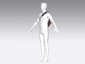 Messenger bag 3D Model