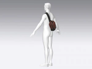 Messenger bag 3D Model