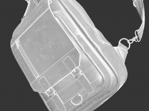 Messenger bag 3D Model
