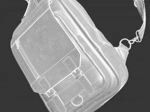 Messenger bag 3D Model
