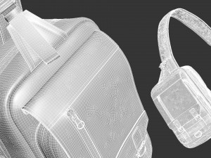 Messenger bag 3D Model