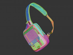 Messenger bag 3D Model