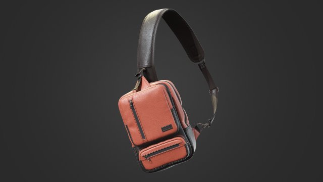 Messenger bag Modelo 3D .c4d .max .obj .3ds .fbx .stl .blend 