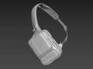 Messenger bag 3D Model