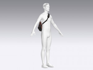 Messenger bag Modelo 3D