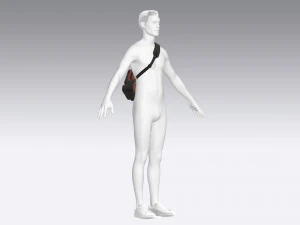 Messenger bag 3D Model