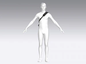 Messenger bag 3D Model