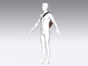 Messenger bag Modelo 3D