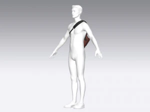 Messenger bag 3D Model