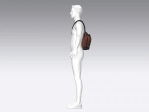 Messenger bag 3D Model