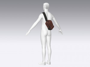 Messenger bag Modelo 3D